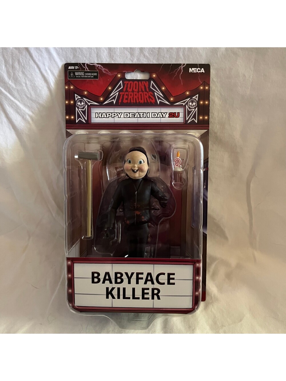 New Babyface Killer Toony Terrors Happy Death Day 6" Action Figure Neca